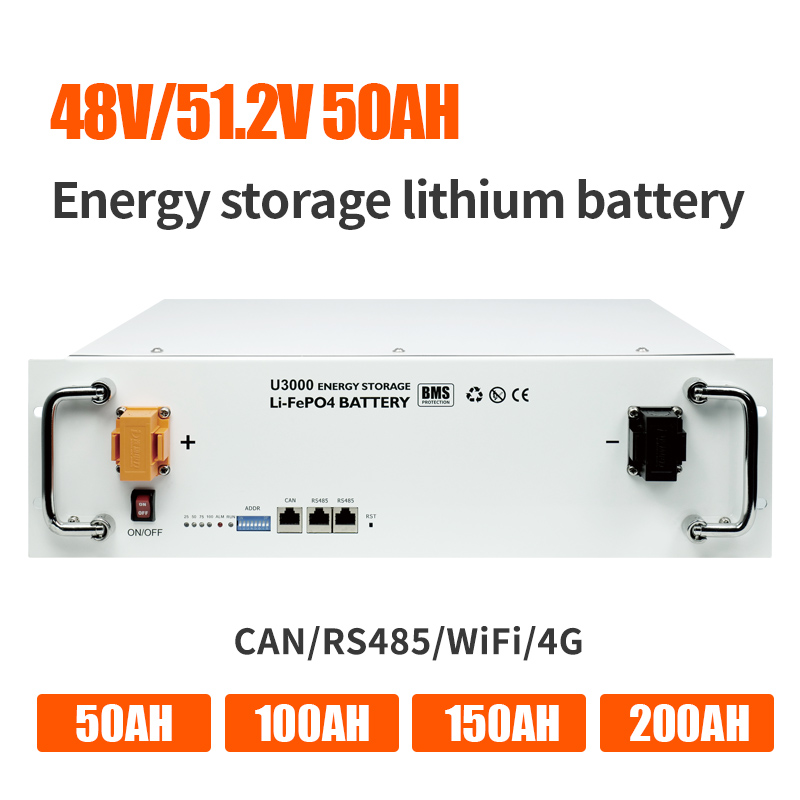 2.4kwh Enerji Saxlama Akkumulyatoru Litium Dəmir Fosfat 50Ah 48V